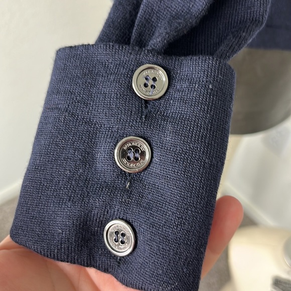 Burberry Merino Knit Piped Nova Check Turtleneck Sweater - Picture 5 of 12